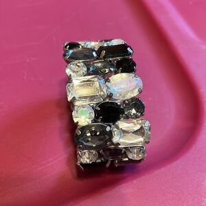 Beaded Rhinestones Stretchy Bracelet